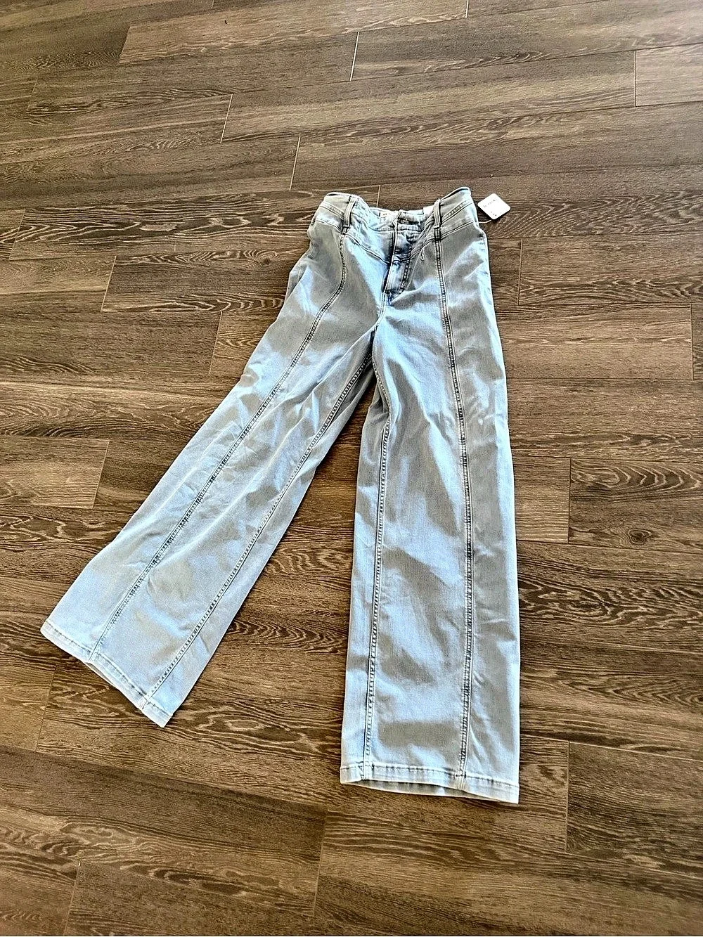 We The Free Libre Wide-Leg Jeans Blue Waist 29 NWT